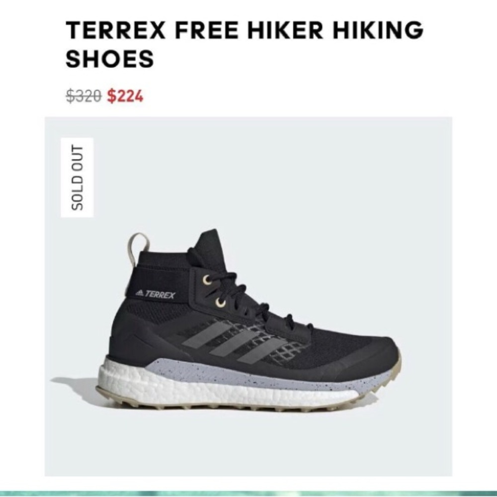 Adidas Terrex Free Hiker Primeblue Black Savanna Women's Shoes